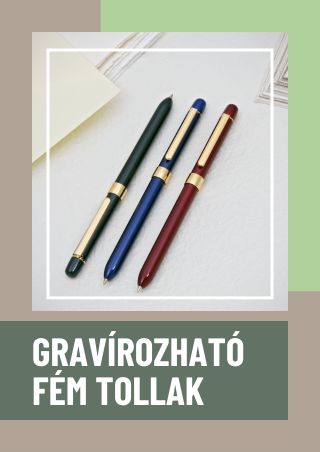 Gravírozható fém tollak